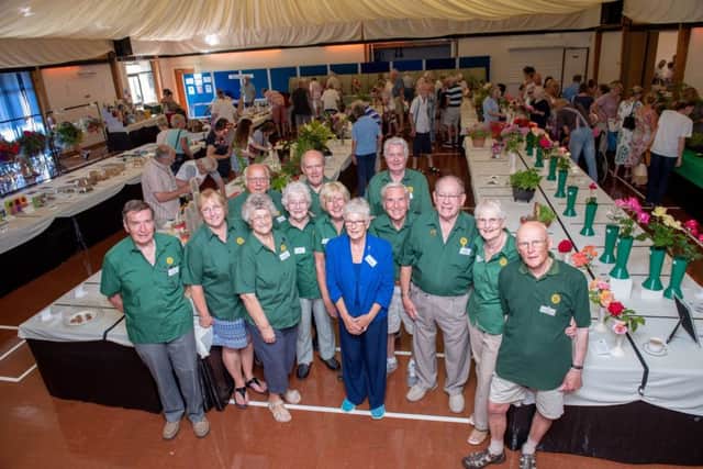 Hayling Island Horticultural Society Summer Show. Some of the organisers and helpers of the show. Picture: Vernon Nash (180401-010)