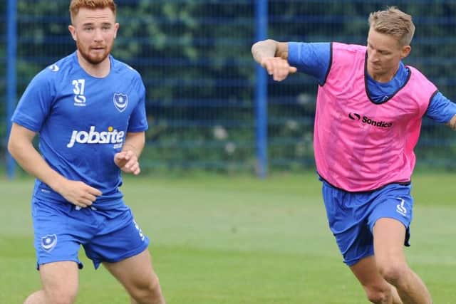 Theo Widdrington, left, and Carl Baker. Picture: Sarah Standing