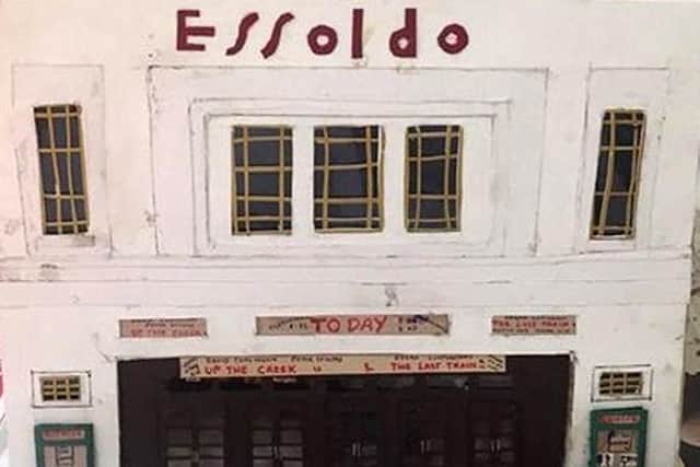 One of the models made by Dave Barber, The Essoldo, Albert Road, Southsea.