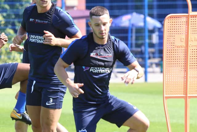 Conor Chaplin scored twice for Pompey in the second half against Cork City