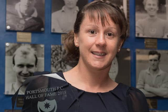 Pompey Hall-of-Famer Gemma Hillier