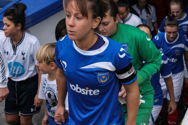 Former Pompey Ladies player Gemma Hillier