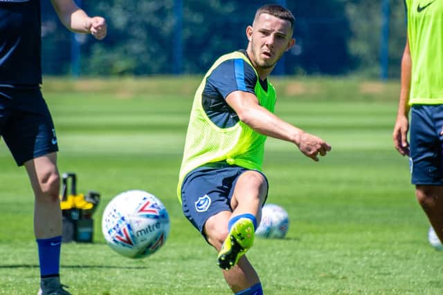 Pompey striker Conor Chaplin