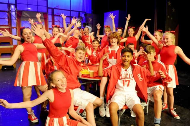 Pupils from Mayville High School in Portsmouth, took to the stage at the Kings Theatre in Southsea, to perform High School Musical     Picture: Sarah Standing (180545-8650)