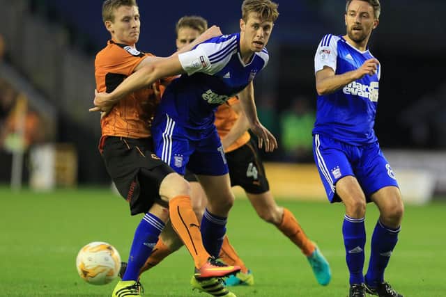 Former Pompey defender Adams Webster has left Ipswich to join Bristol City