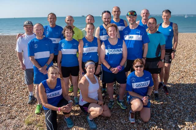 Members of Portsmouth Joggers at the 250th Southsea parkrun. Picture: Vernon Nash (180398-010)
