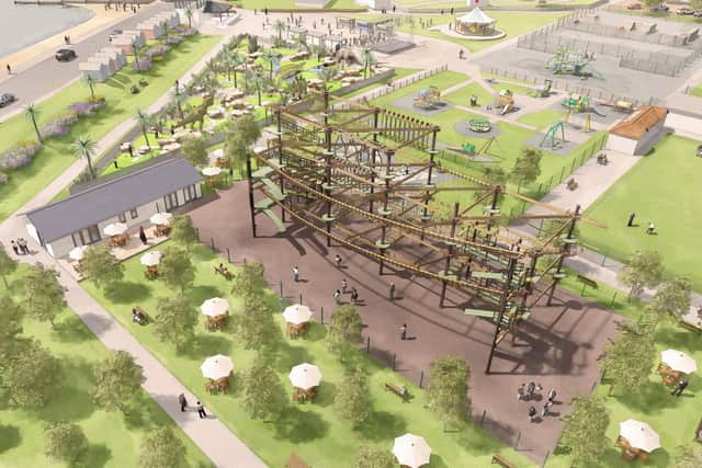 Artist impression of what Sandown Sky Trail will look like