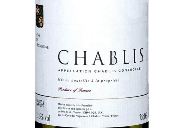 Chablis 2014, (M&S)