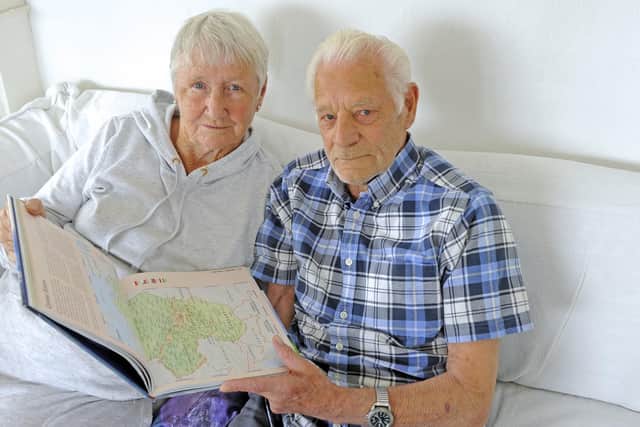 Marguerite and Rex Ponsford at their home