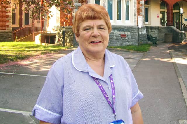 Rose Bennett, 76, a domestic assistant at St James' Hospital, is nominated for the NHS Parliamentary Awards Lifetime Achievement award.