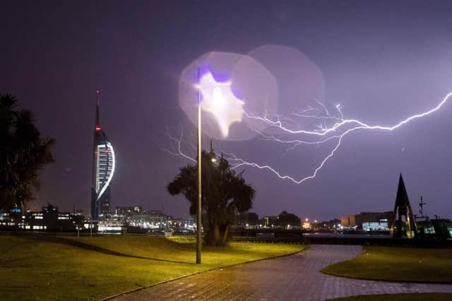 A weather warning has been issued to the Portsmouth area this afternoon Steve Parsons/PA Wire