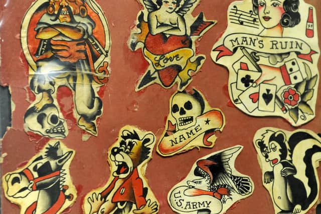 A new exhibition showing the history of tattooing has been opened at The Royal Navy Museum in Portsmouth. Picture Ian Hargreaves