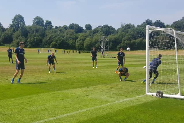 Pompey during pre-season training in Cork.