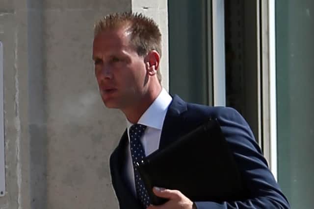 Stephen Lemmon outside Portsmouth Magistrates Court