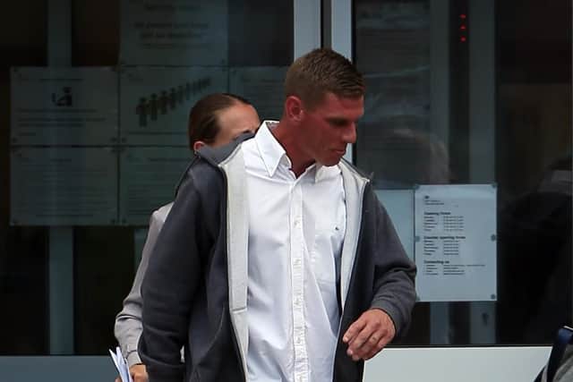 Louis Dalby outside Portsmouth Magistrates Court