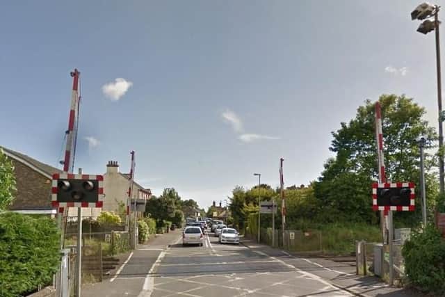 The crossing at Whyke Road, Chichester, where police were called after reports of an emergency incident early this morning