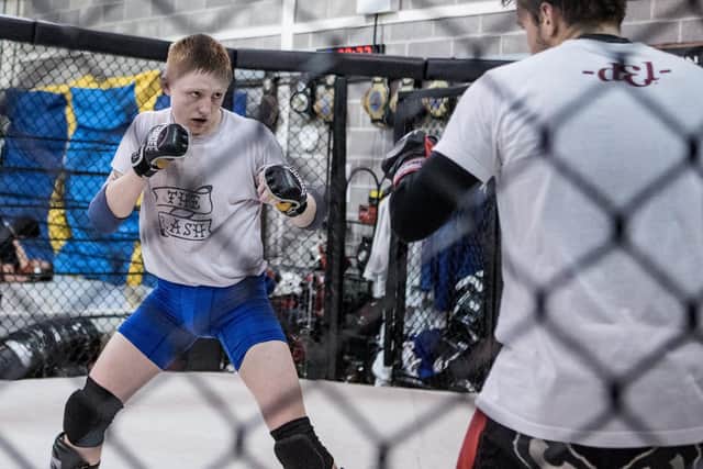 Gym 01 flyweight Elliott Hoye. Picture: Habibur Rahman