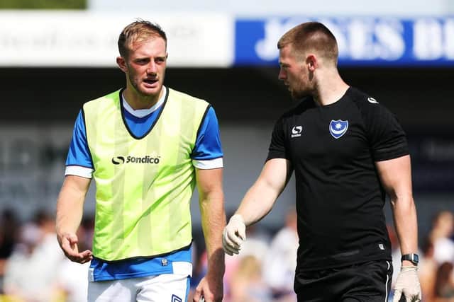 Pompey defender Matt Clarke. Picture: Joe Pepler