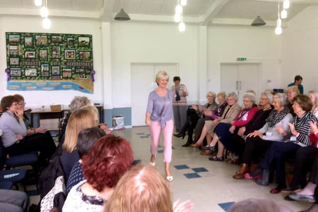 A fashion show by Gosport and Fareham area WIs