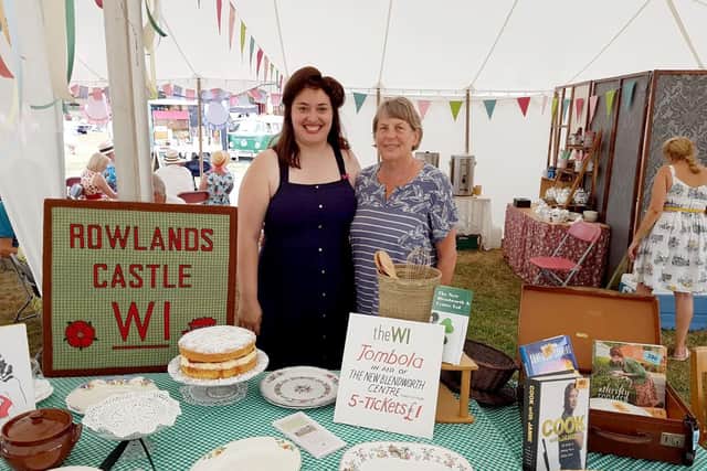 Emily Olson and Valerie Mitchell from Rowlands Castle Women's Institute