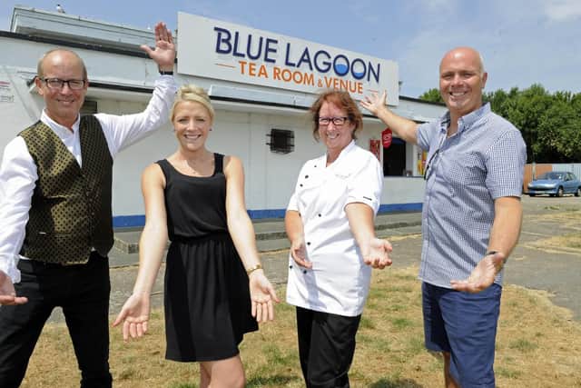 Members of the Cox family who have taken over the management of the Blue Lagoon. From left, Tim Cox, Tasha Barnes, Allison Cox and Martin Cox Picture: Ian Hargreaves