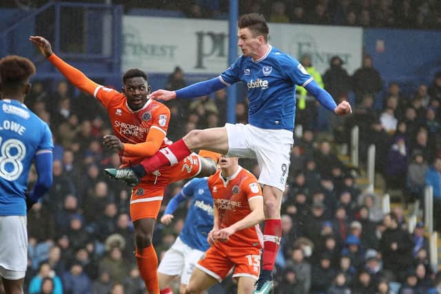 Pompey striker Oli Hawkins