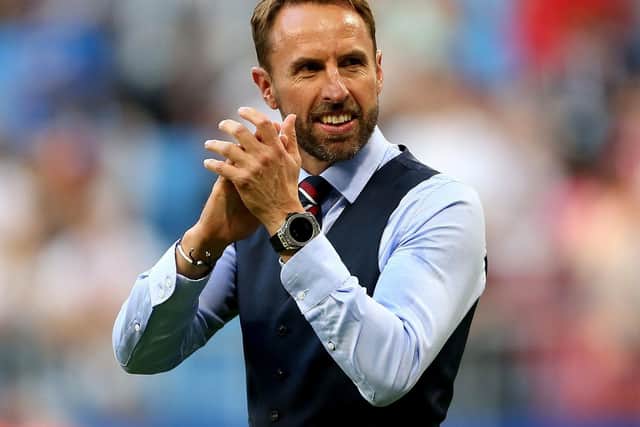 Gareth Southgate after the final whistle on Saturday