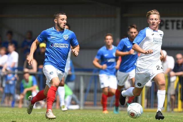 Pompey's Conor Chaplin. Picture: Neil Marshall