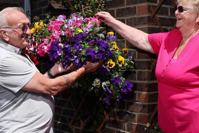 Residents Bryan and Mary Saunders at Avocet House, Milton                 Picture: Chris Moorhouse