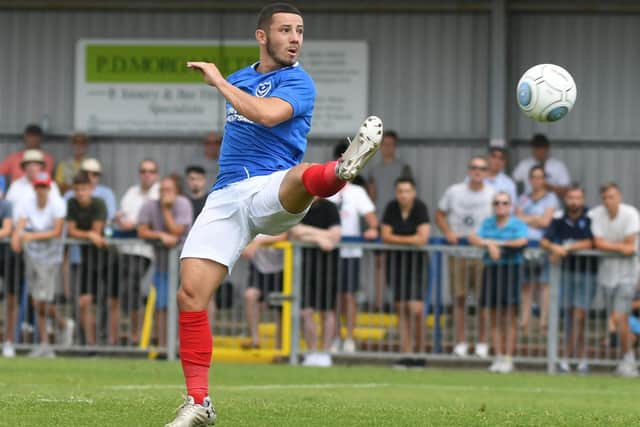 Pompey striker Conor Chaplin Picture: Neil Marshall