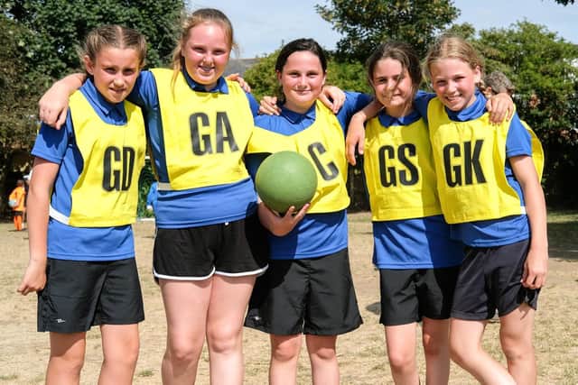 Westover Primary School's netball team