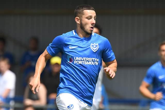 Pompey striker Conor Chaplin Picture: Neil Marshall