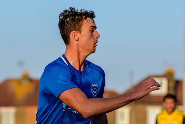 Young Pompey forward Dan Smith Picture: Colin Farmery