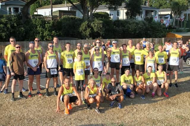 Gosport Road Runners at the 5k on Tuesday night