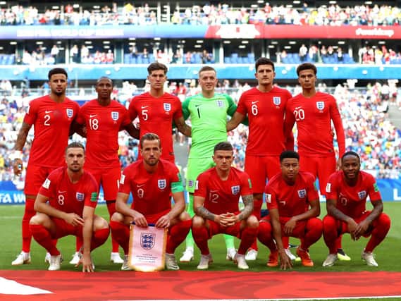 The England team before the Sweden game PA Wire/PA Images