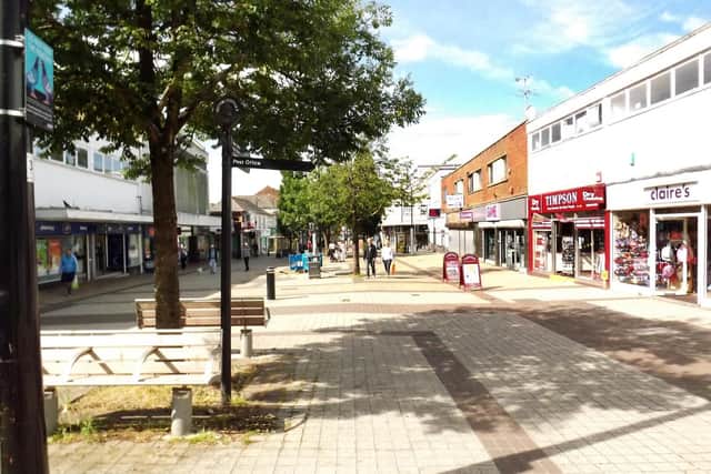 NOW: Yes, the same view today. Waterlooville as it has become.