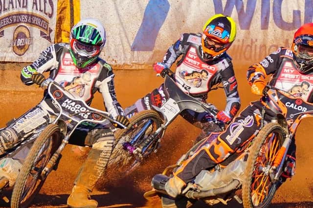 The speedway action on the Isle of Wight. Pictures by Ian Groves