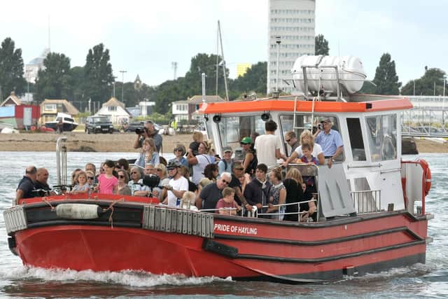 The Pride of Hayling ferry boat