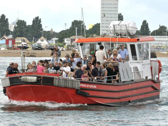 The Pride of Hayling ferry boat