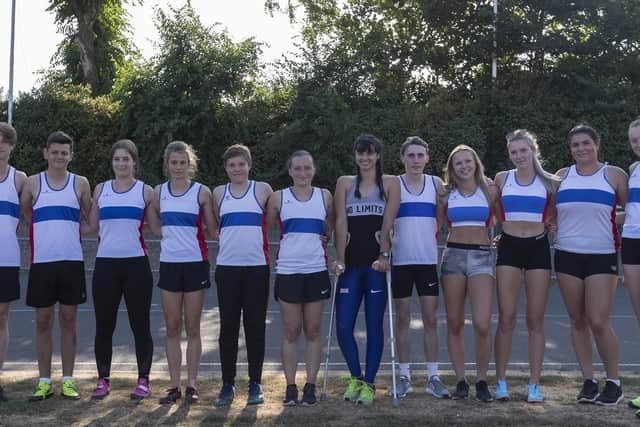 Some of the City of Portsmouth athletes who are going to English Schools. Picture: Paul Smith