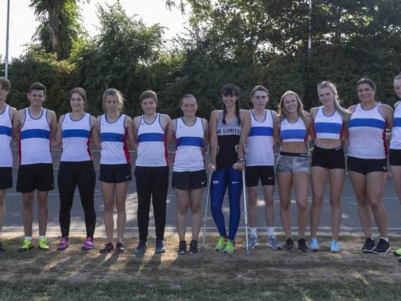 Some of the City of Portsmouth athletes who are going to English Schools. Picture: Paul Smith