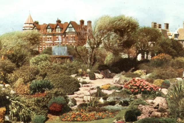 The Southsea Rock Gardens during the early fifties, which many recall as their glory days