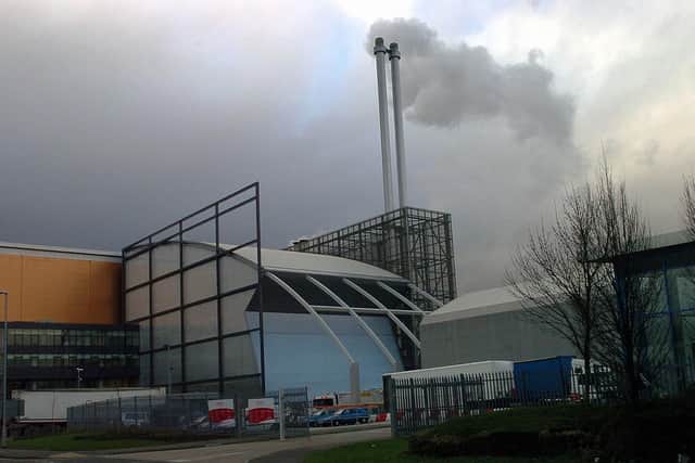 The incinerator in Portsmouth