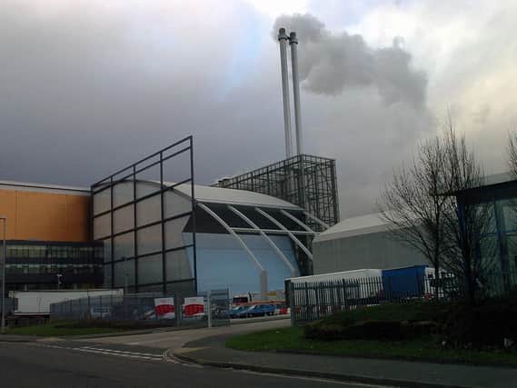 The incinerator in Portsmouth