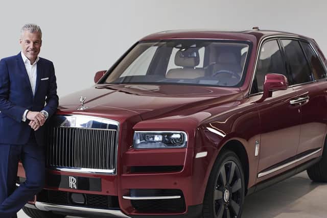 Torsten Mller-Otvs, Chief Executive Officer for Rolls-Royce Motor Cars in Goodwood, Chichester