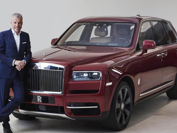 Torsten Mller-Otvs, Chief Executive Officer for Rolls-Royce Motor Cars in Goodwood, Chichester