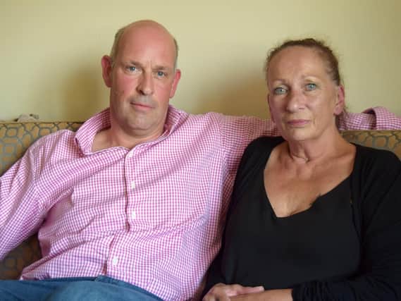 Ed Parker, chief executive and co-founder of Walking With The Wounded with Viv Johnston, mother of special forces hero Danny Johnston