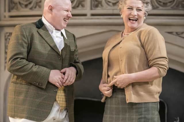 Matt Lucas and Caroline Quentin in Me and My Girl. Picture by Johan Persson.