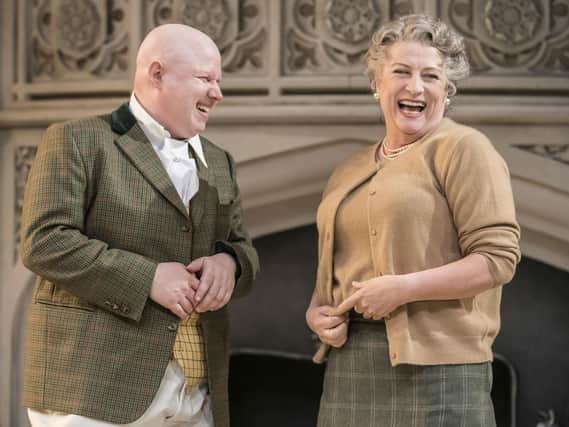 Matt Lucas and Caroline Quentin in Me and My Girl. Picture by Johan Persson.