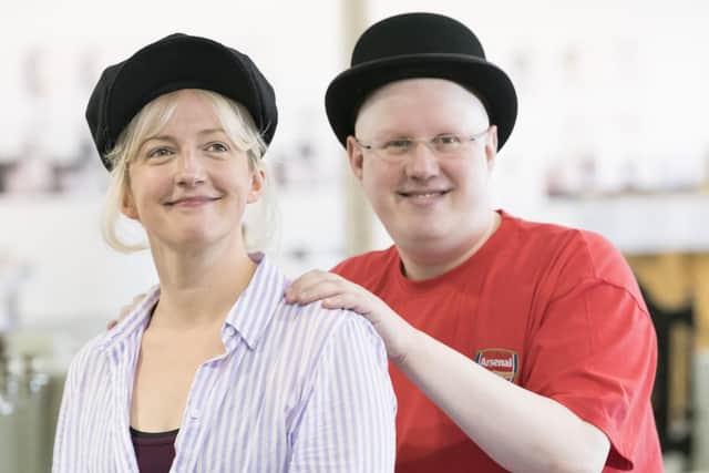Alex Young and Matt Lucas in rehearsal for Me and My Girl. Picture by Johan Persson